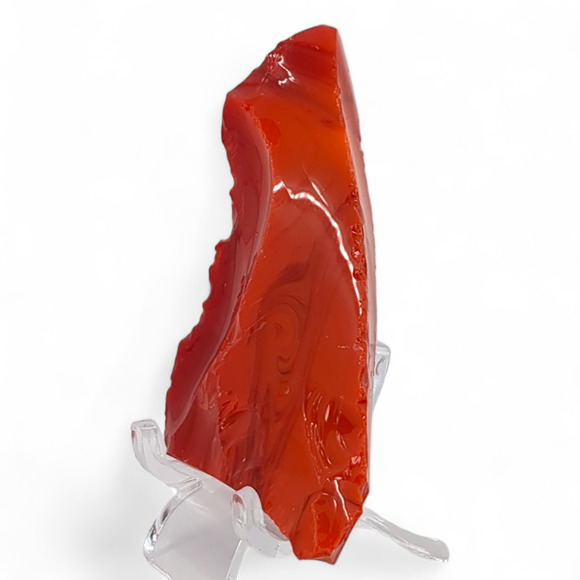 Ruby Amberina Swirl Slag Art Glass Cullet #4S33 - Picture 2 of 6